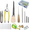 Basket Weaving Tools kit, 20 Pcs Basket Weaving Supplies with User-Friendly Design, Basket Making Supplies for DIY Handcraft and Pine Needle Basket Weaving